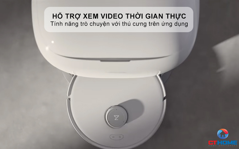 Hỗ trợ xem video thời gian thực và trò chuyện với thú cưng