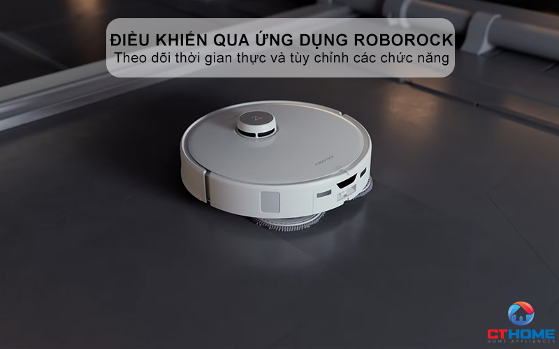 Điều khiển qua ứng dụng Roborock thông minh
