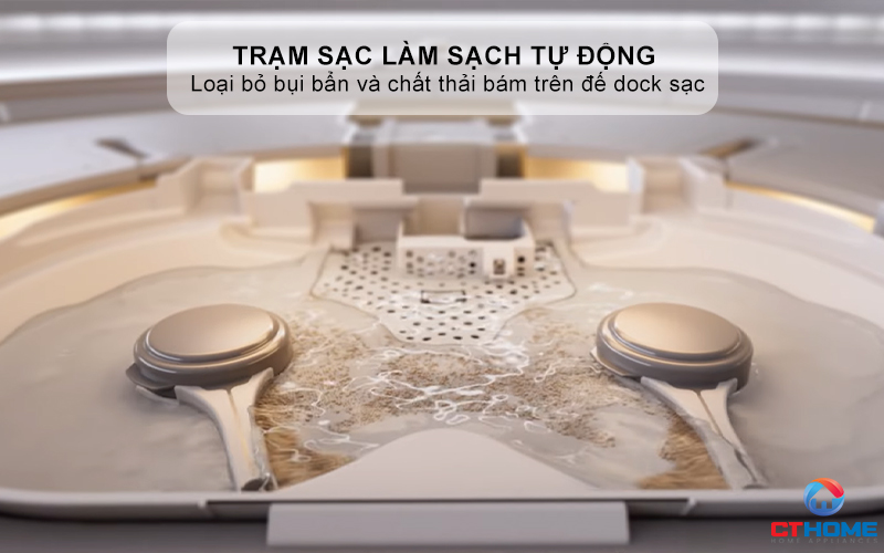 Trạm sạc làm sạch tự động