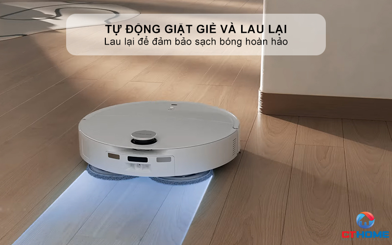 Tự động giặt giẻ và lau lại