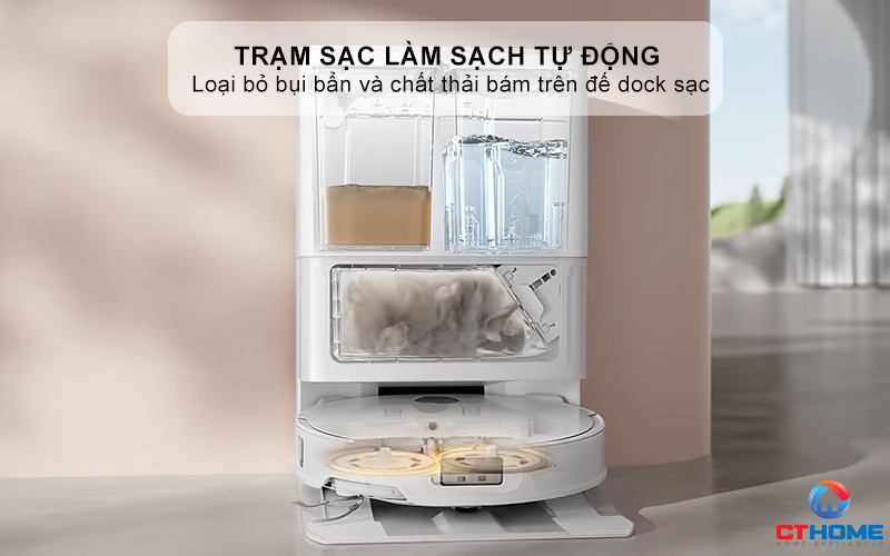 Trạm sạc làm sạch tự động