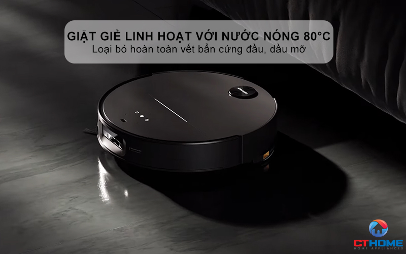 Giặt giẻ linh hoạt với nước nóng 80°C