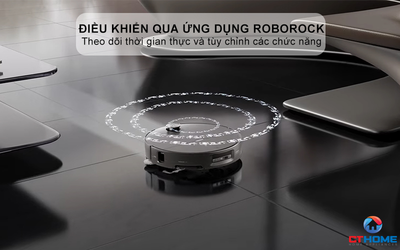 Điều khiển qua giọng nói và ứng dụng Roborock thông minh