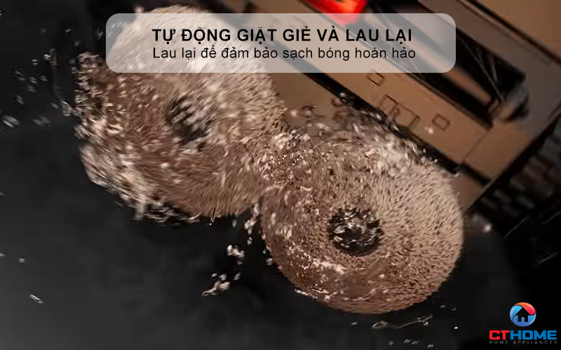 Tự động giặt giẻ và lau lại