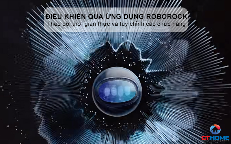 Điều khiển qua giọng nói và ứng dụng Roborock thông minh