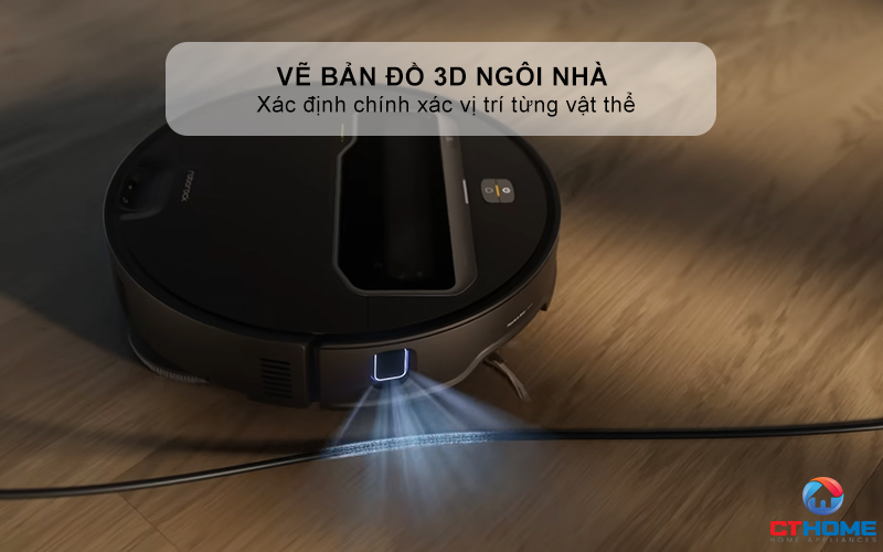 Vẽ bản đồ 3D ngôi nhà và xác định vị trí vật thể 