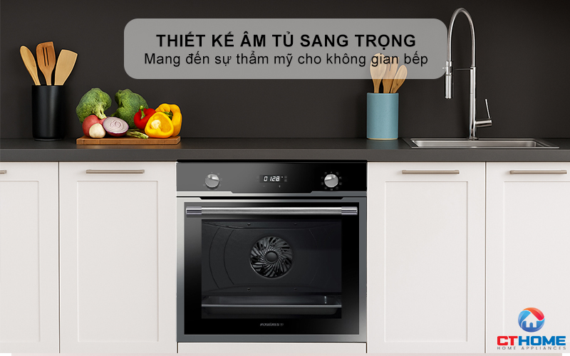 LÒ NƯỚNG ÂM TỦ  ROSIERES  RF697ZIN/E  70 LÍT MÀU ĐEN RF697ZINE 1