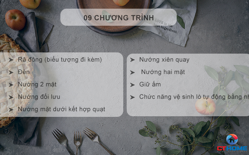 LÒ NƯỚNG ÂM TỦ  ROSIERES  RF697ZIN/E  70 LÍT MÀU ĐEN RF697ZINE 6