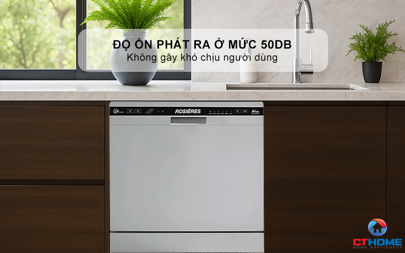 MÁY RỬA BÁT  MINI 8 BỘ  ROSIERES RDCP 8S-04 RDCP8S04 11