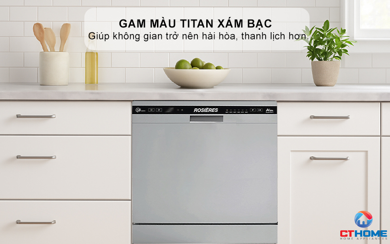 MÁY RỬA BÁT  MINI 8 BỘ  ROSIERES RDCP 8S-04 RDCP8S04 2