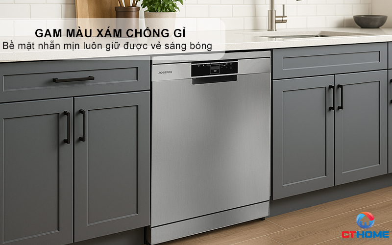 MÁY RỬA BÁT ĐỘC LẬP 13 BỘ  ROSIERES RF 3E7DX-04 RF3E7DX04 2