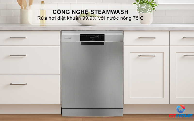 MÁY RỬA BÁT ĐỘC LẬP 13 BỘ  ROSIERES RF 3E7DX-04 RF3E7DX04 5