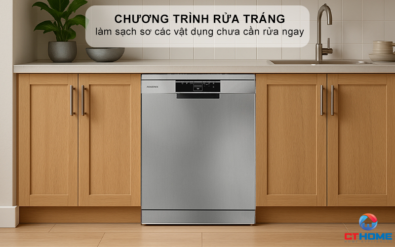 MÁY RỬA BÁT ĐỘC LẬP 13 BỘ  ROSIERES RF 3E7DX-04 RF3E7DX04 8