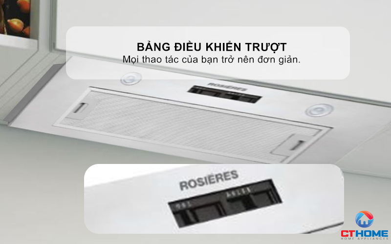 MÁY HÚT MÙI ÂM TỦ ROSIERES RHG580/1IN/1 NGANG 60CM RHG5801IN1 5