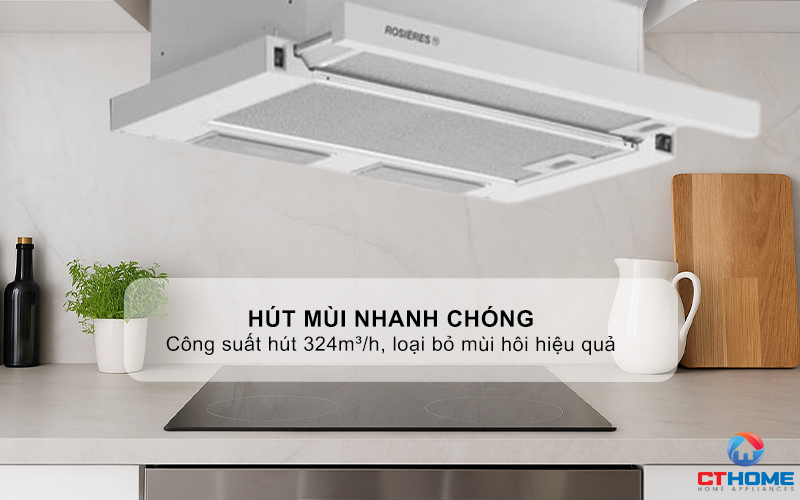 MÁY HÚT MÙI ÂM TỦ ROSIERES RHT6300LIN-60CM NGANG 60CM 2
