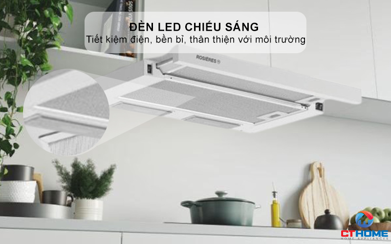 MÁY HÚT MÙI ÂM TỦ ROSIERES RHT6300LIN-60CM NGANG 60CM 3