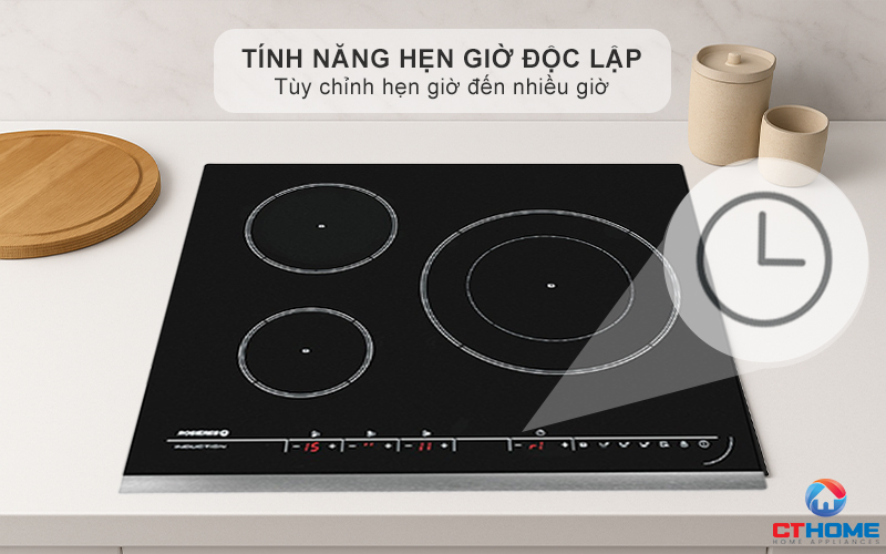 BẾP TỪ 3 VÙNG NẤU ROSIERES RPI342 7200W MÀU ĐEN 8