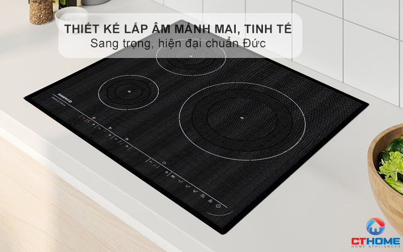 BẾP TỪ 3 VÙNG NẤU ROSIERES RPI342MM 7200W MÀU ĐEN 1