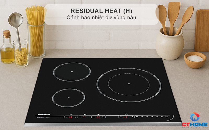 BẾP TỪ 3 VÙNG NẤU ROSIERES RPIF342 7200W MÀU ĐEN 6