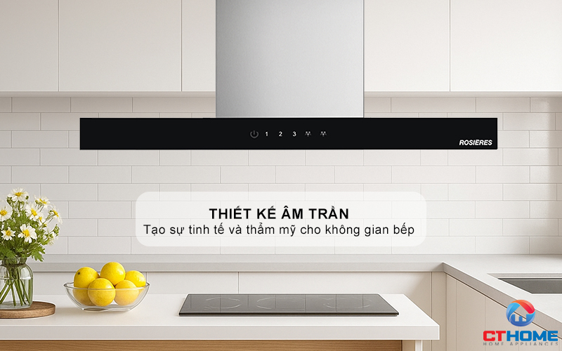 MÁY HÚT MÙI ỐNG KHÓI ROSIERES RTS7CGXE 70CM  1