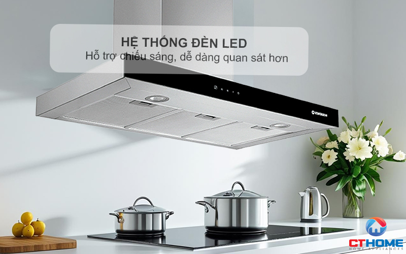 MÁY HÚT MÙI ỐNG KHÓI ROSIERES RTS7CGXE 70CM  3