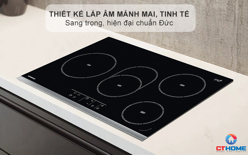 BẾP HỒNG NGOẠI 4 VÙNG NẤU ROSIERES RVEF74IN 8600W MÀU ĐEN 1