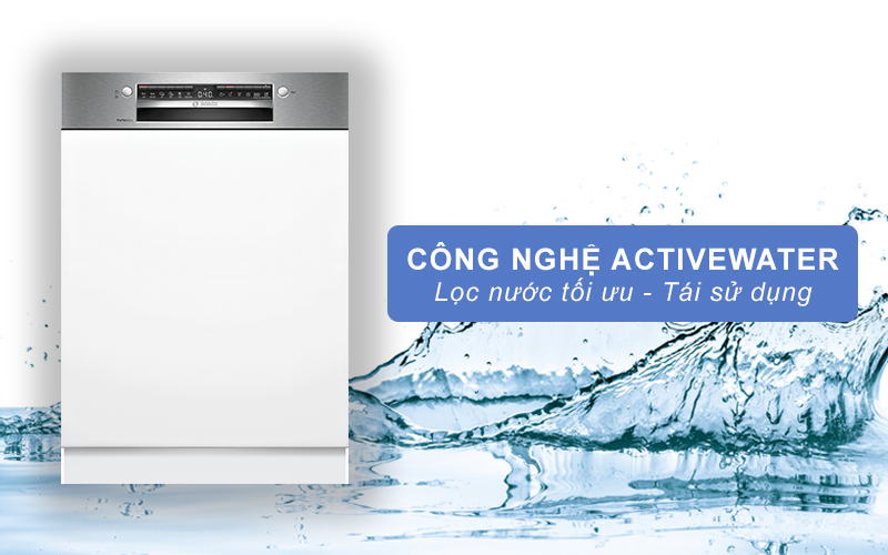 Công nghệ ActiveWater tự cân chỉnh nước, tiết kiệm tối ưu