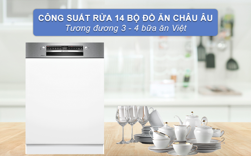 Tích hợp 6 chương trình rửa cơ bản, phù hợp với nhiều nhu cầu sử dụng