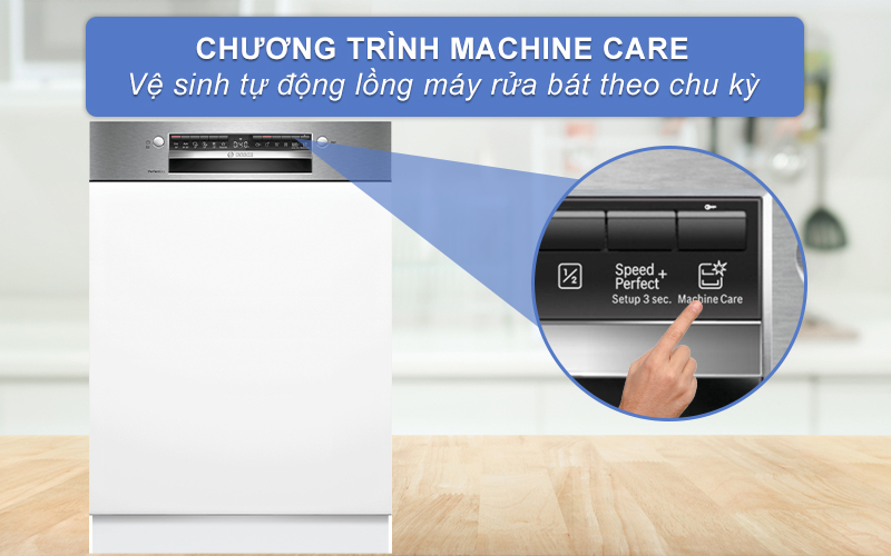 Làm sạch và nâng cao tuổi thọ của máy với chức năng “Machine Care”