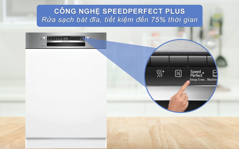 Tăng tốc độ rửa, rút ngắn thời gian cùng chức năng “Speed Perfect Plus”