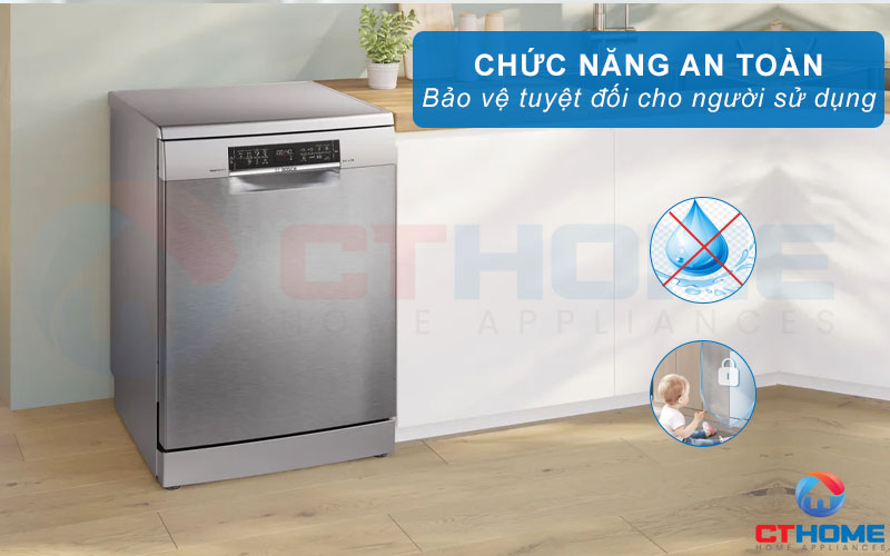 Chức năng an toàn bảo vệ tuyệt đối cho người sử dụng