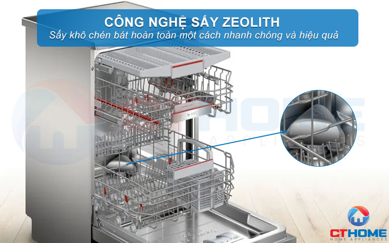 Sấy khô hoàn hảo với công nghệ Zeolith