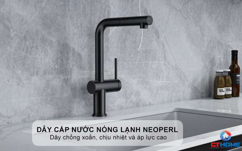 VÒI RỬA BÁT DÂY RÚT KONOX STREAM SMART GUN METAL  STREAMSMARTGUNMETAL 10