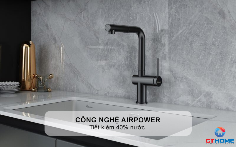 VÒI RỬA BÁT DÂY RÚT KONOX STREAM SMART GUN METAL  STREAMSMARTGUNMETAL 7