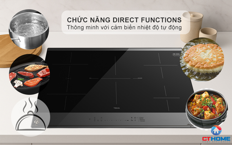 BẾP TỪ 5 VÙNG NẤU TEKA IBF 95-VGogh FST BV 90CM  IBF95VGoghFSTBV 5