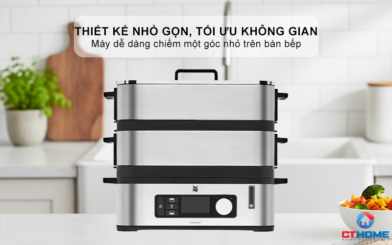 Thiết kế nhỏ gọn, tối ưu không gian bếp hiện đại