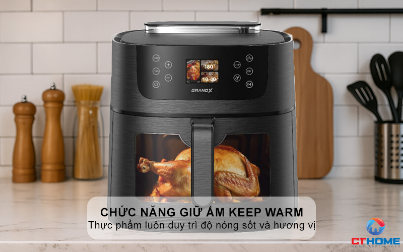 Chức năng giữ ấm Keep Warm 80°C