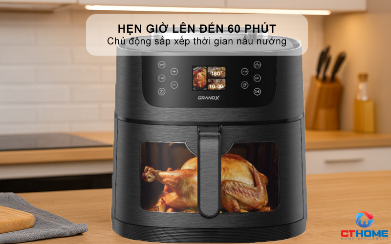 Hẹn giờ lên đến 60 phút