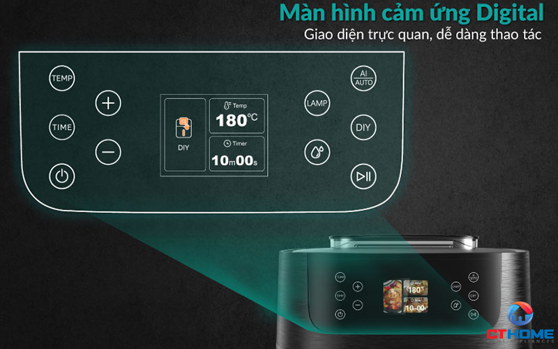 Màn hình điều khiển cảm ứng màu Digital trực quan