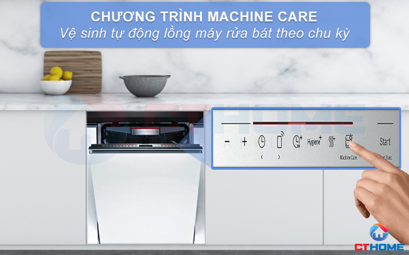 Tự động vệ sinh khoang máy khi kích hoạt Machine Care