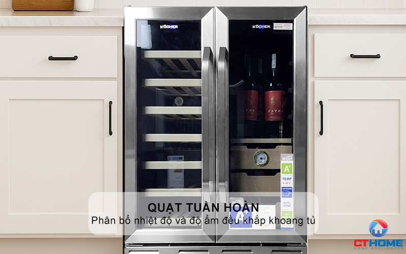 Quạt tuần hoàn phân phối nhiệt và độ ẩm đồng đều