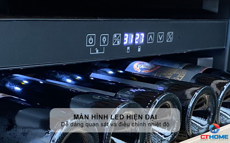 Màn hình LED hiện đại, dễ dàng thao tác