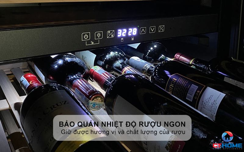 Bảo quản nhiệt độ rượu ngon tuyệt đối