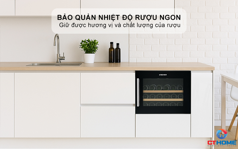 Bảo quản nhiệt độ rượu ngon tuyệt đối