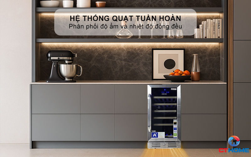Hệ thống quạt tuần hoàn phân phối độ ẩm và nhiệt độ đồng đều