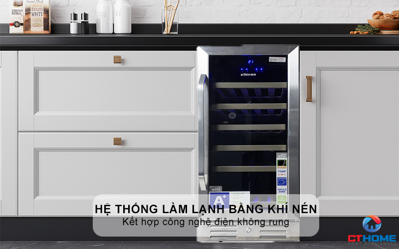 Hệ thống làm lạnh bằng khí nén kết hợp công nghệ điện không rung
