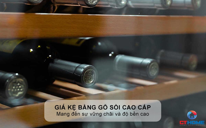 Giá kệ bằng gỗ sồi cao cấp