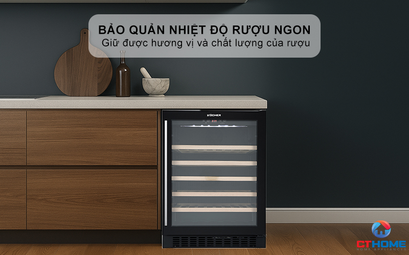 Bảo quản nhiệt độ rượu ngon tuyệt đối