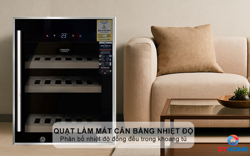 Chức năng quạt làm mát cân bằng nhiệt độ