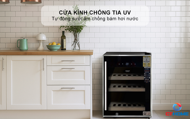 Cửa kính chống tia UV & tự động sưởi ấm chống bám hơi nước